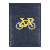 Porta Passaporte Bicicleta em Couro Personalizado