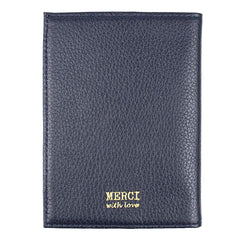 Porta Passaporte Marinho Liso Pronta Entrega