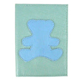 Porta Passaporte Little Bear Menta Prada com Aqua Liso Pronta Entrega