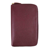 Carteira de Viagem Miami para 6 Passaportes Burgundy Liso Pronta Entrega