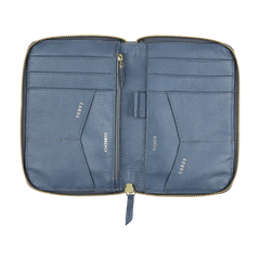 Carteira de Viagem Miami para 6 Passaportes em Couro Personalizada