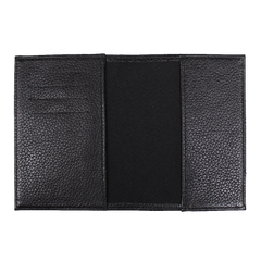 Porta Passaporte Masculino Preto Liso Pronta Entrega