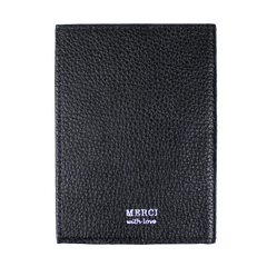 Porta Passaporte Masculino Preto Liso Pronta Entrega