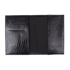 Porta Passaporte Masculino Preto Paris Pronta Entrega