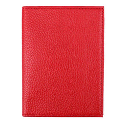 Porta Passaporte Vermelho Liso Pronta Entrega