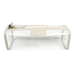 Porta Pincel Crystal Off White Lesard Pronta Entrega