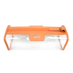 Porta Pincel Crystal Tangerina Liso Pronta Entrega