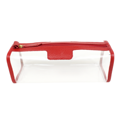 Porta Pincel Crystal em Couro e Vinil Personalizado