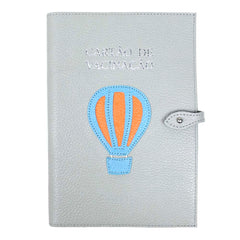 Porta Cartão de Vacina Little Ballon de Couro Personalizado