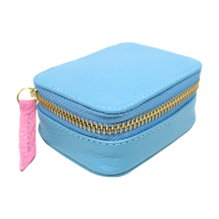 Porta Remédio Aqua Liso com Rosa Orquídea Pronta Entrega