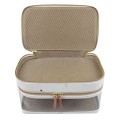 Necessaire Porta Remédio Jumbo Estampa Fadinha em Couro e Vinil Personalizado