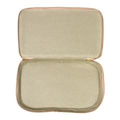 Necessaire Porta Remédio Jumbo em Couro e Vinil Personalizado