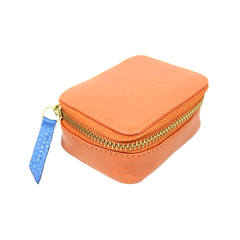 Porta Remédio Tangerina Liso com Beach Pronta Entrega