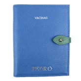 Porta Cartão de Vacina Adulto em Couro Personalizada