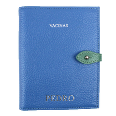 Porta Cartão de Vacina Adulto em Couro Personalizada