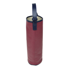 Porta Vinho Chablis em Couro Personalizado