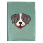 Porta Passaporte Cachorro Toddy em Couro Personalizado