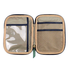 Necessaire Remédio Drop Marinho Liso com Jade Pronta Entrega