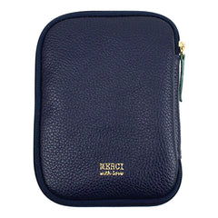 Necessaire Remédio Drop Marinho Liso com Jade Pronta Entrega