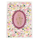 Quadrinho Nossa Senhora das Graças Estampa Ditsy Rosa com Rosa Chá e Rosa Blush Pronta Entrega