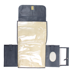 Quick Baby Change Little Plane em Couro Personalizado