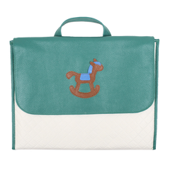 Quick Baby Change Little Horse em Couro Personalizado