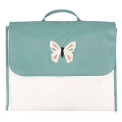 Quick Baby Change Borboleta em Couro Personalizado