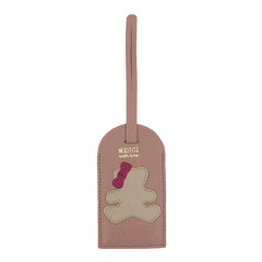 Tag de Mala Little Bear Laço em Couro Personalizada