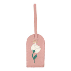 Tag de Mala Tulipa em Couro Personalizada
