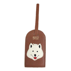 Tag de Mala Little Dog em Couro Personalizada