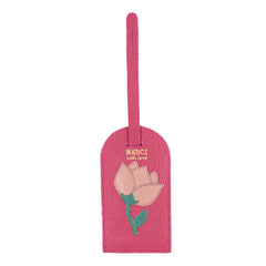 Tag de Mala Tulipa em Couro Personalizada