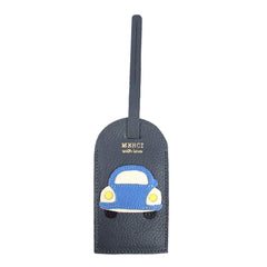 Tag de Mala Little Car em Couro Personalizada