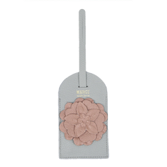 Tag de mala Camélia em Couro Personalizada