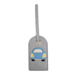 Tag de Mala Little Car em Couro Personalizada