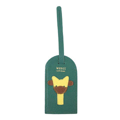 Tag de Mala Little Giraffe em Couro Personalizada