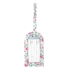 Tag de Mala Urso Teddy Estampa Bosque com Caramelo Liso Pronta Entrega