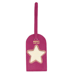 Tag de mala Estrela em Couro Personalizada