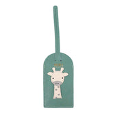 Tag de Mala Girafinha Masculino Jade com Off White Liso e Cinza Claro Liso Pronta Entrega
