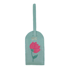 Tag de Mala Tulipa em Couro Personalizada