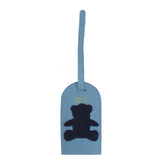 Tag de Mala Little Bear Aqua Liso com Marinho Liso Pronta Entrega