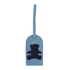 Tag de Mala Little Bear Aqua Liso com Marinho Liso Pronta Entrega