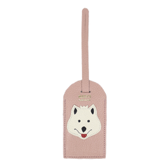 Tag de Mala Little Dog em Couro Personalizada