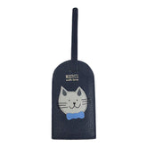 Tag de Mala Little Cat Marinho Liso com Beach Pronta Entrega