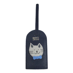 Tag de Mala Little Cat Marinho Liso com Beach Pronta Entrega