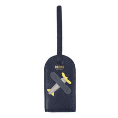 Tag de Mala Little Plane em Couro Personalizada