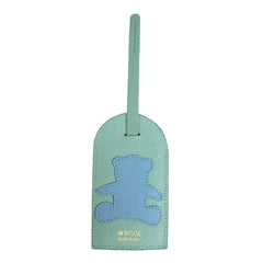 Tag de Mala Little Bear Menta Prada com Aqua Liso Pronta Entrega