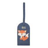 Tag de mala Raposa em Couro Personalizada