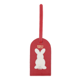 Tag de Mala Little Rabbit em Couro Personalizada