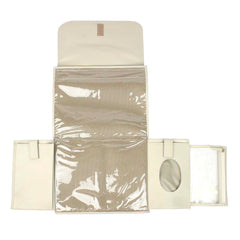 Quick Baby Change Bordado Carrossel em Couro Personalizado