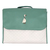 Quick Baby Change Ganso em Couro Personalizado